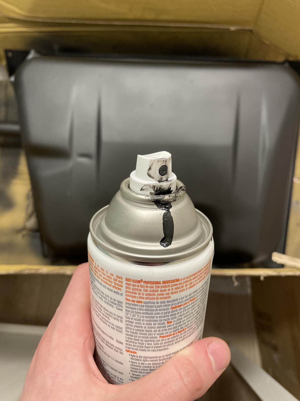 Rust-Oleum Stops Rust Pro Grade Rubberized Black Undercoating Spray customer photo 1