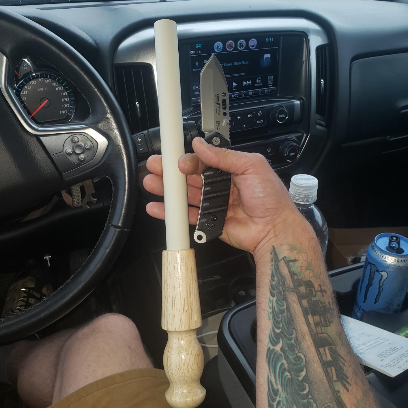 Arkansas Sharpeners Superstick Ceramic Rod, White customer photo 1