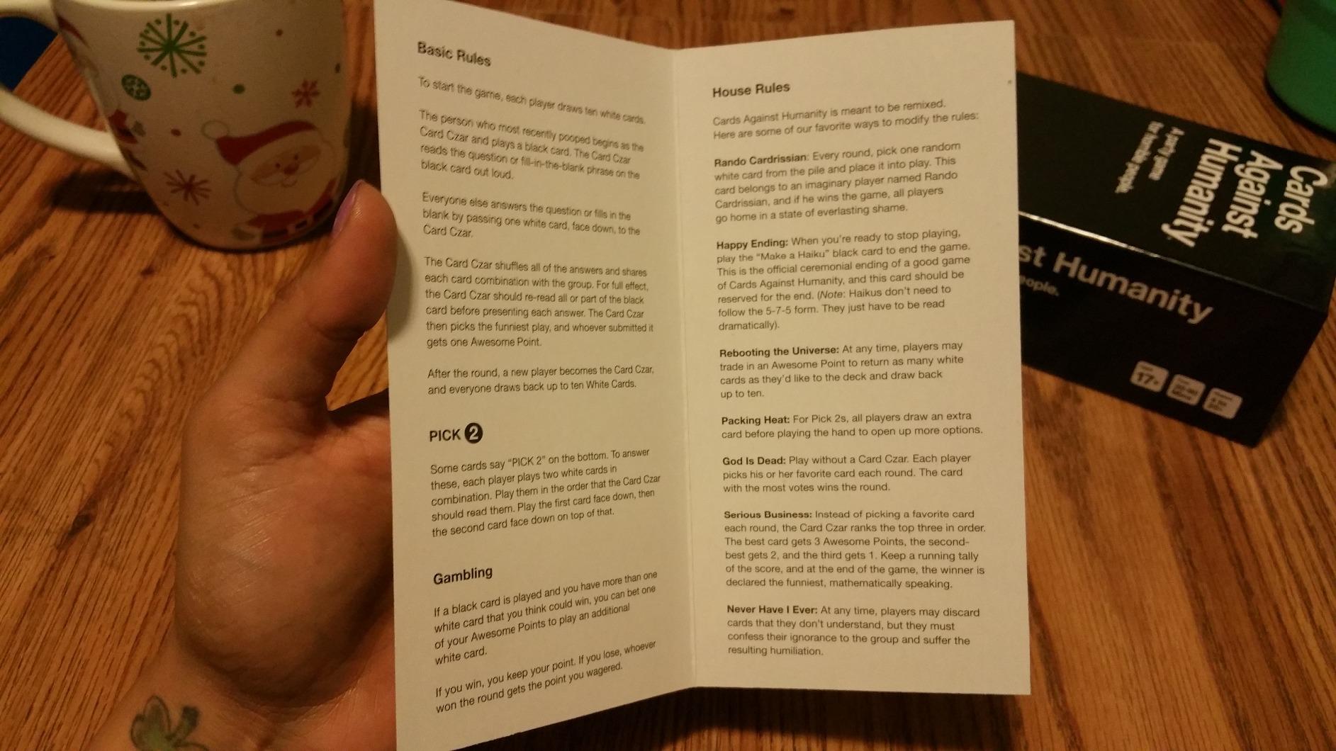 Cards Against Humanity customer photo 1