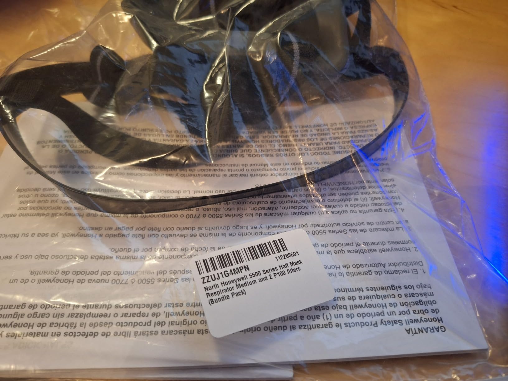 North Honeywell 5500 Series Half Mask Respirator Medium and 2 P100 filters (Bundle Pack) customer photo 2