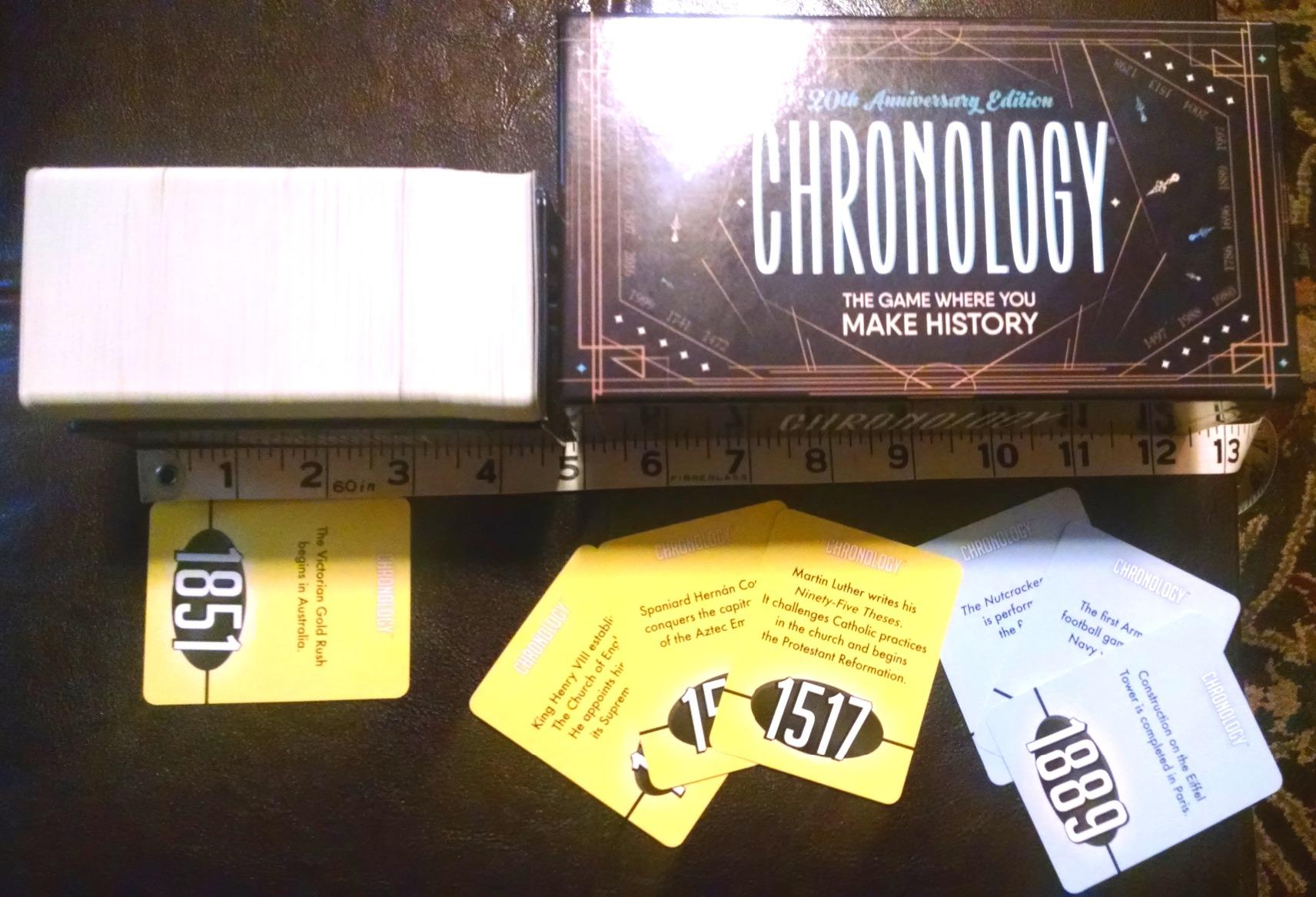Buffalo Games - Chronology - The Game Where You Make History - Historical Timeline Trivia for 2+ Players, Ages 14+ customer photo 1