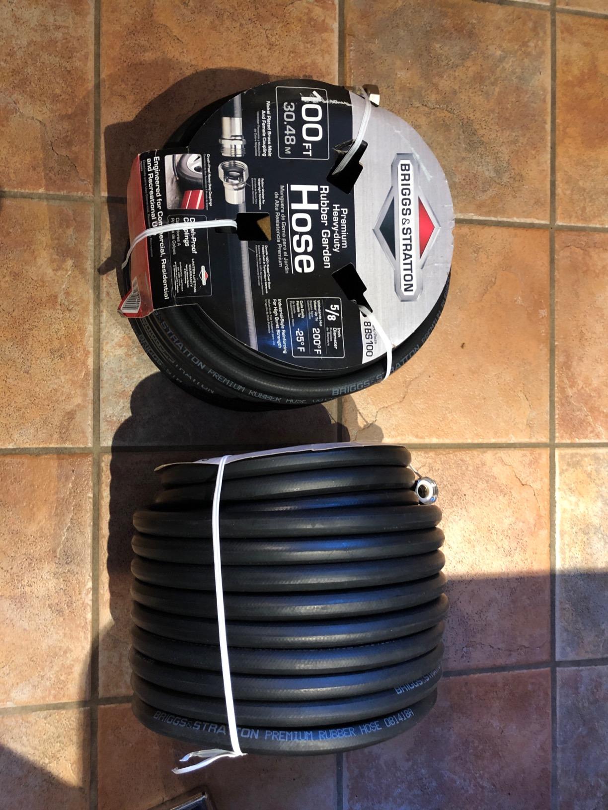 Briggs and Stratton 8BS100 100-Foot Premium Heavy-Duty Rubber Garden Hose customer photo 2