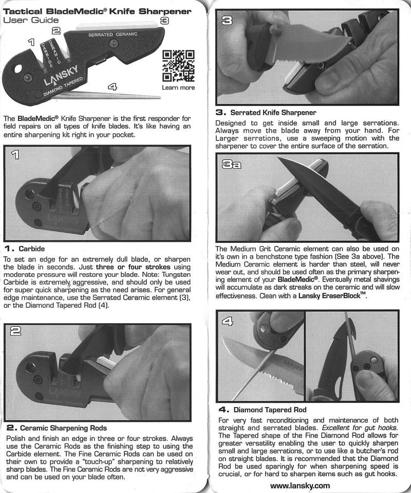 Lanksy Blademedic 4-in-1 Knife Sharpener - PS-MED01 customer photo 2