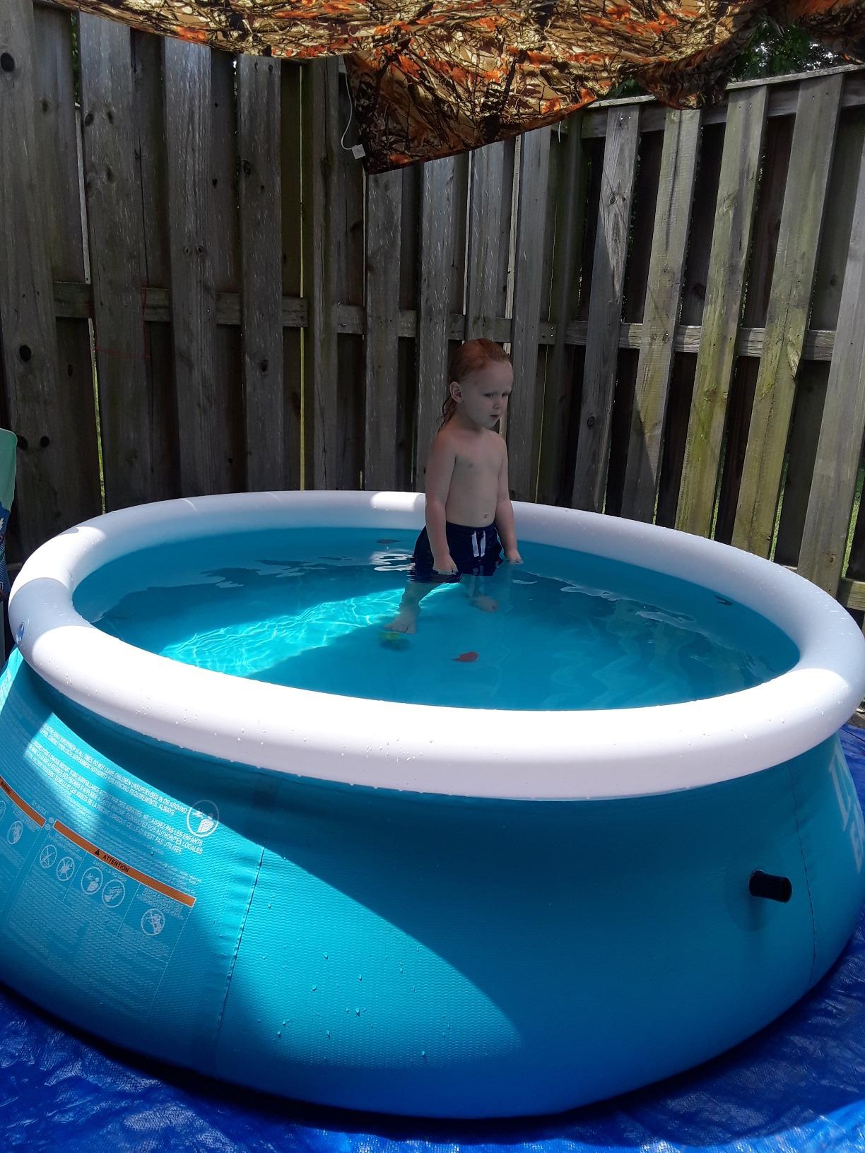 INTEX Easy Set 6ft x 20in Inflatable Ring Above Ground Swimming Pool customer photo 2