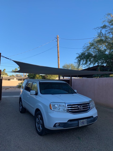 Coolaroo Premium Shade Sail Kit - 95% UV Block Commercial-Grade Luxe Matte Finish Sun Shade with Stainless Steel Hardware for Permanent Outdoor Covearage, 16ft 5in x 9ft 11in Rectangle, Stone customer photo 2