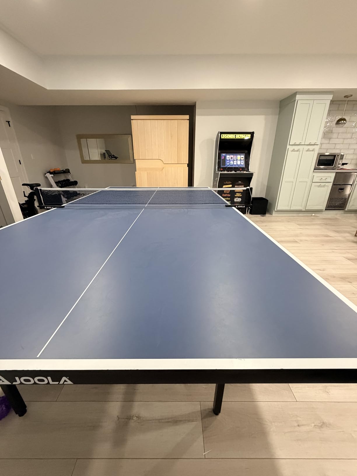 JOOLA NOVA Outdoor Ping Pong Table with Waterproof Table Tennis Net Set - Quick Assembly - All Weather Aluminum Composite Surface - Tournament Quality - Indoor & Outdoor Compatible customer photo 2