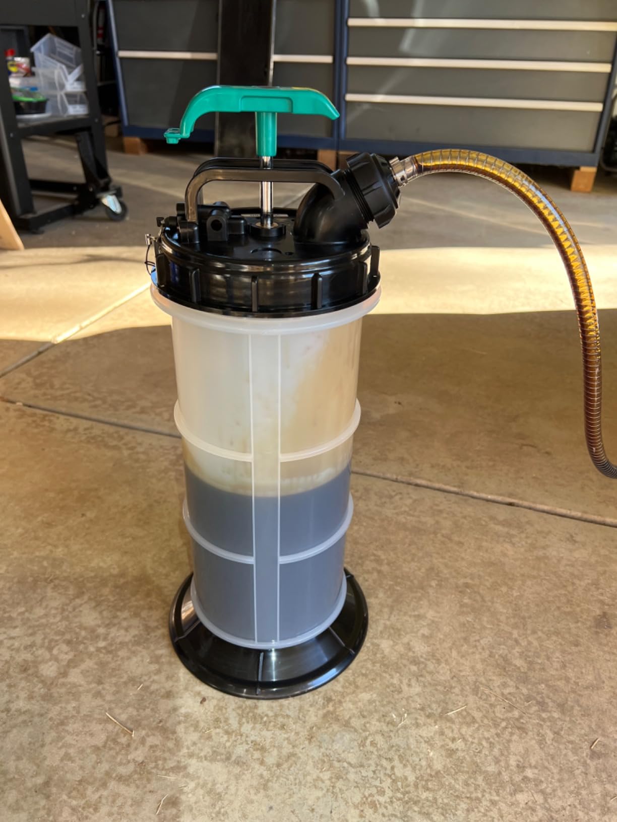 OEMTOOLS 24389 Manual Fluid Extractor Pump, 5.3L Oil Extractor, 5-Foot Hose customer photo 2