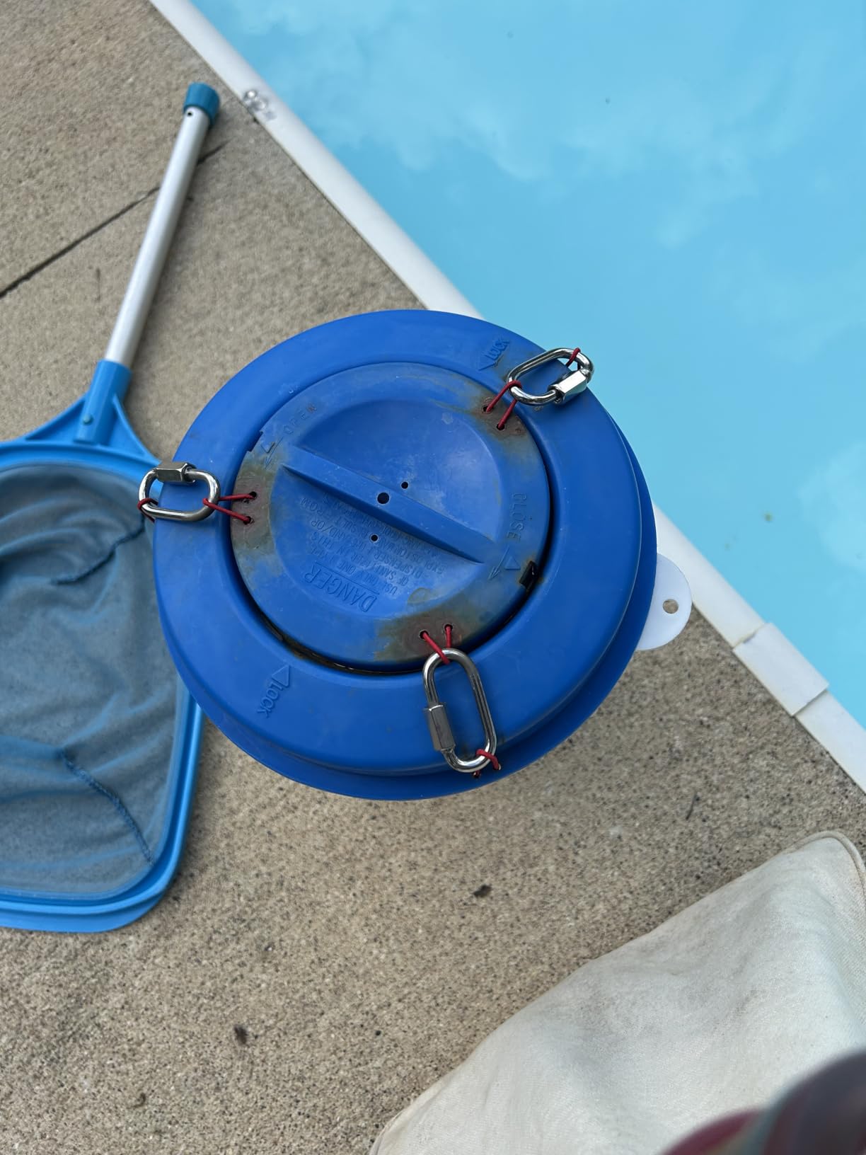 FibroPool Chlorine Floater - Adjustable Release - 12 in - Vinyl customer photo 2