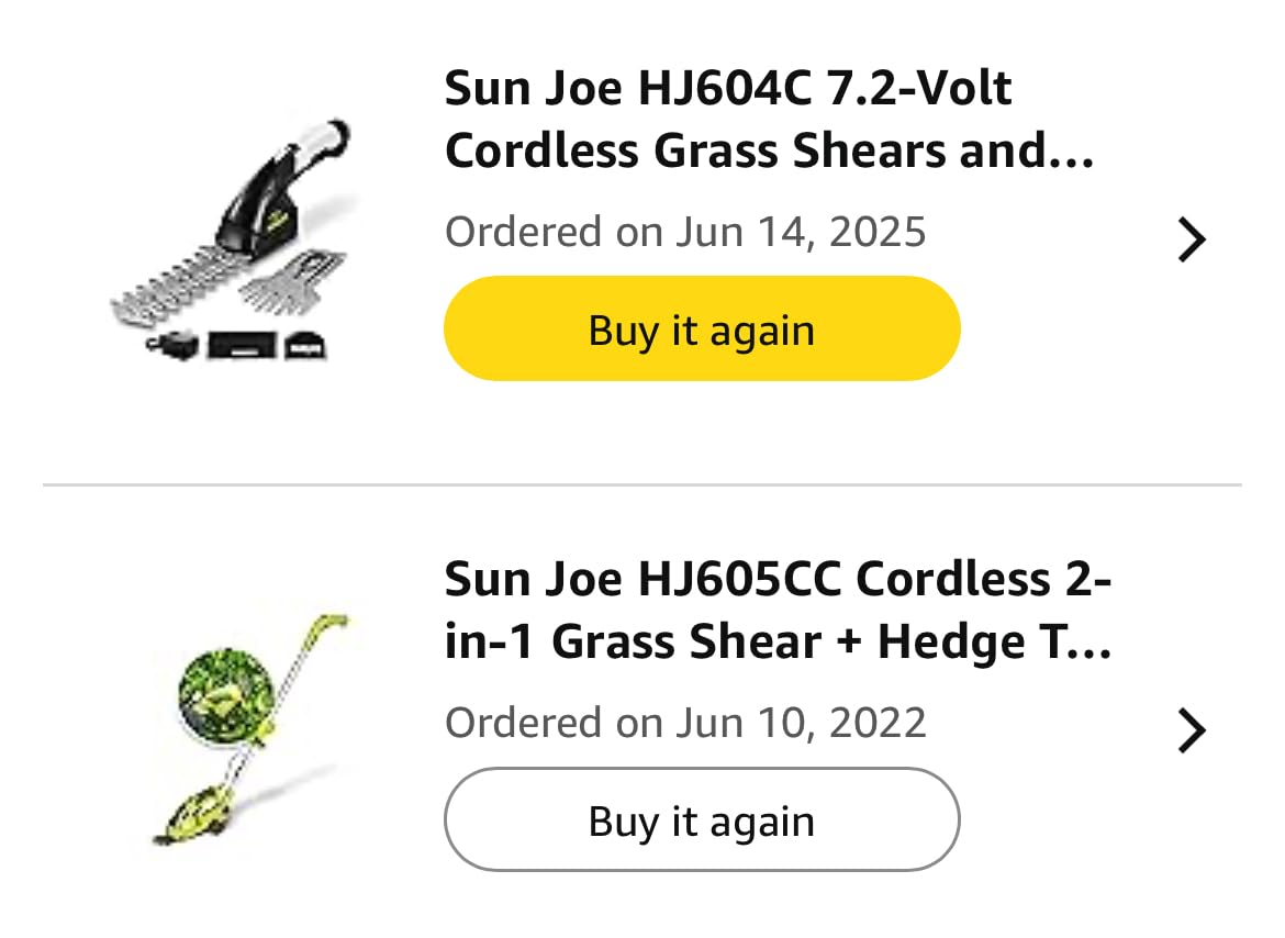 Sun Joe HJ604C 2-in-1 Cordless 7.2V Handheld Grass Shear & Hedge Trimmer customer photo 2