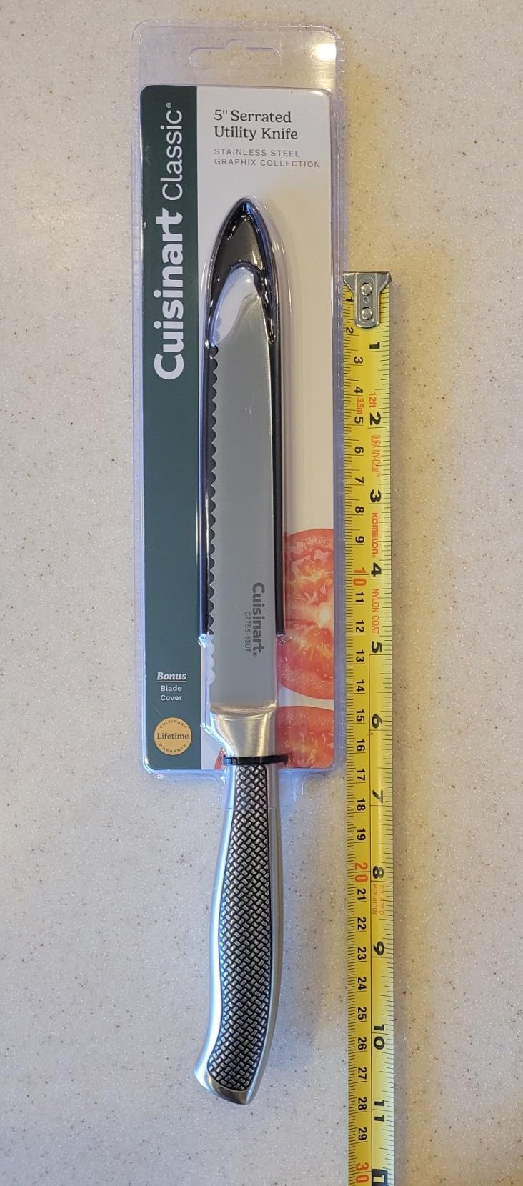 Cuisinart C77SS-5SUT Graphix Collection Serrated Utility Knife, 5