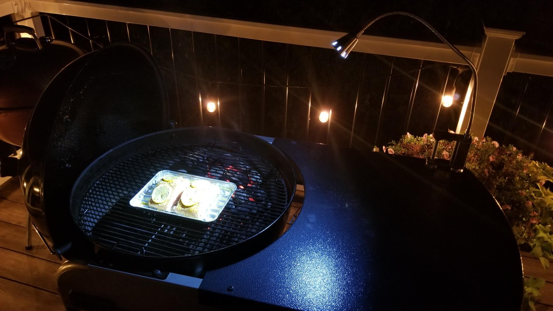 Flexible Magnetic Grill Light (Silver, 1 Pack) customer photo 1