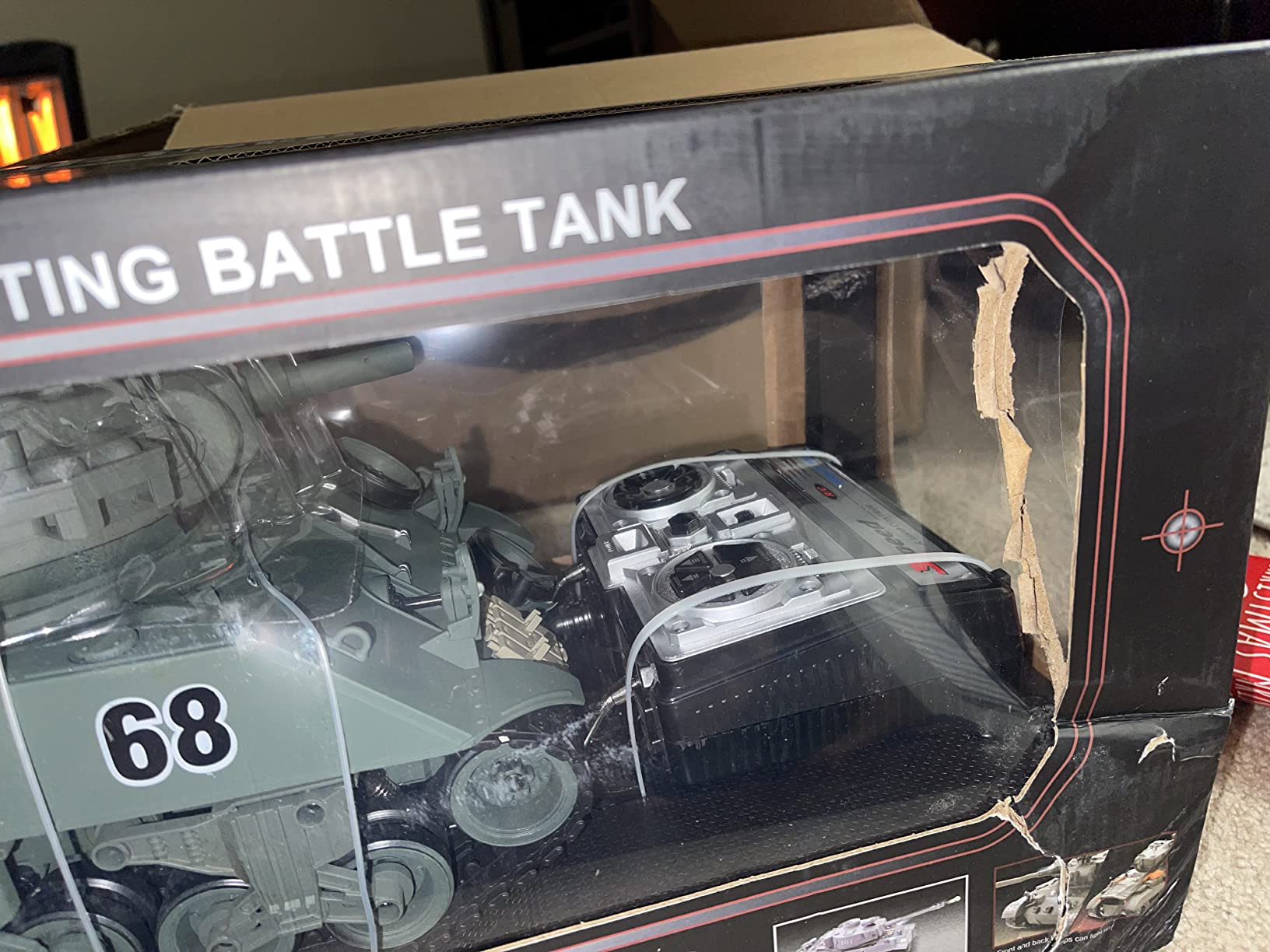 fisca Remote Control Tank, 2.4Ghz 15 Channel 1/20 Sherman M4A3 Main Battle RC Tank that Shoot BBS Airsoft for Kids Age 10 11 12-16 Year Old customer photo 1