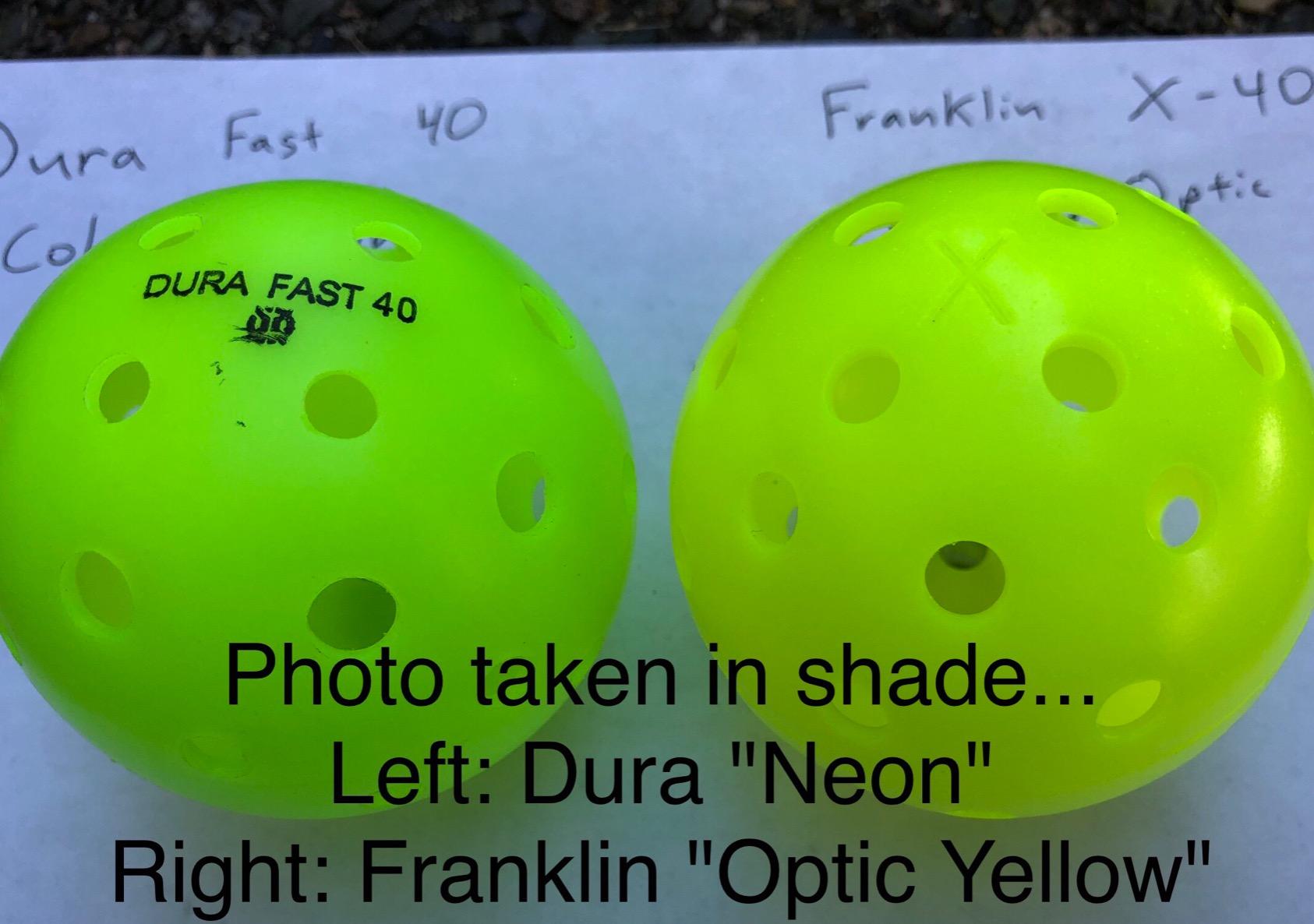 Franklin Sports X-40 Outdoor Pickleballs - USAP Approved customer photo 1