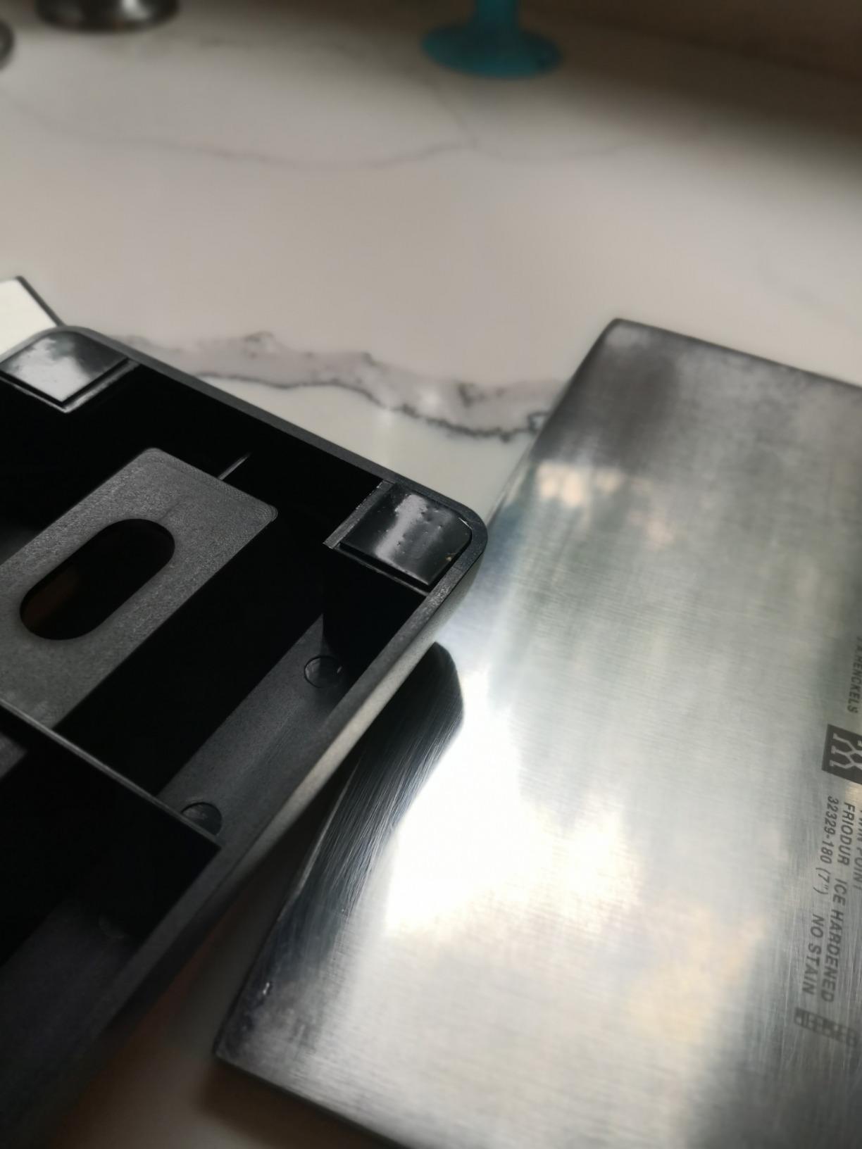 Double-sided Diamond Sharpening Stone,YCAMMIN Knife Sharpener Stone diamond sharpener Honeycomb Surface Plate with Non-slip Base for Scissors Knives Outdoor Kitchen Sharpen Tools (600/1200 Grit) customer photo 2