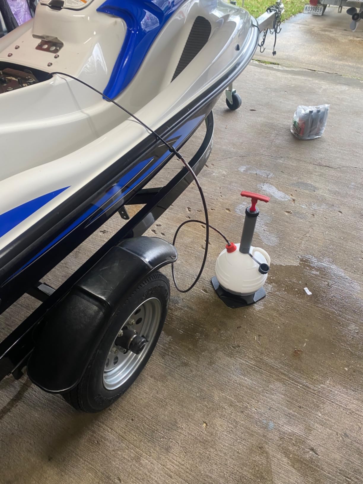 EWK 6L Manual Fluid Transfer Pump, Portable Fluid Extractor customer photo 1
