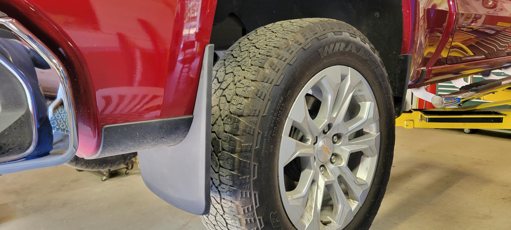 Kiwi Master No Drill Mud Flaps for 2014-2018 Chevy Silverado 1500/2500/3500 customer photo 2