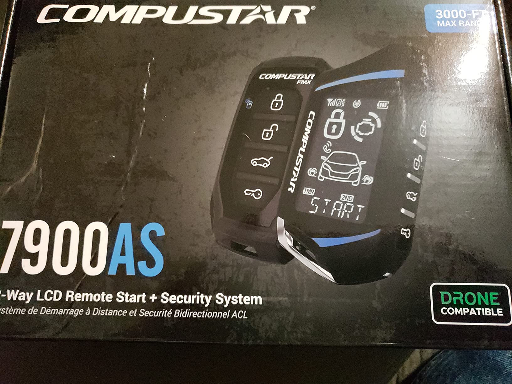 Compustar CS7900-AS All-in-One 2-Way Remote Start and Alarm Bundle w/ 3000 Feet Range customer photo 2