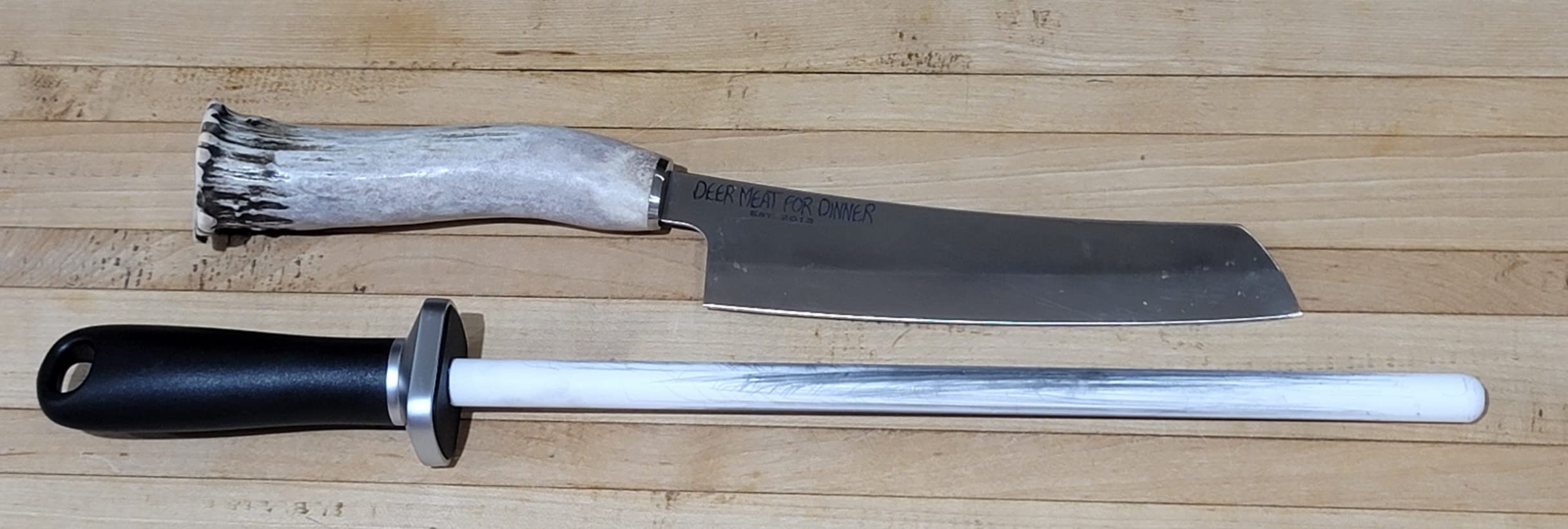 Shenzhen Knives Ceramic Honing Rod – 12 Inch, HRC 68, 1000 Grit customer photo 2