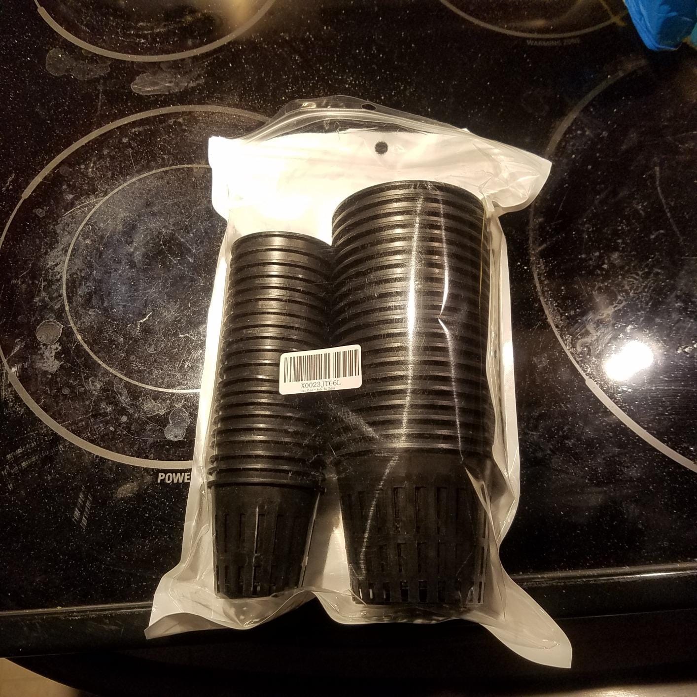 40PCS Net Pots Cups for Hydroponics 3inX20 2inX20 customer photo 1