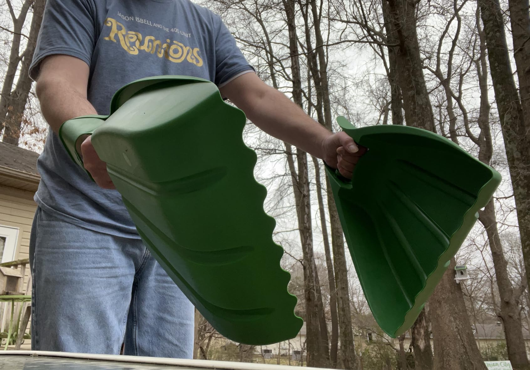 Large Leaf Scoops and Hand Rake Claw, Hand Held Garden Rake Grabbers customer photo 2