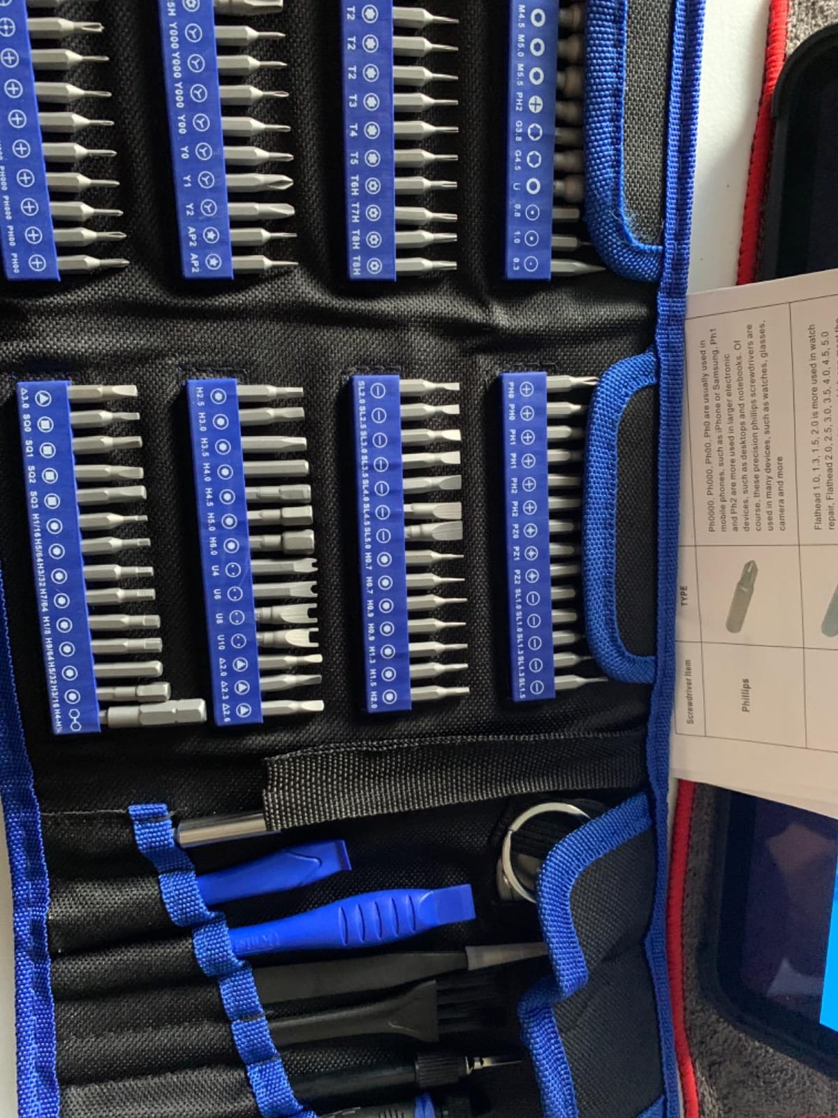 Kaisi 136 in 1 Electronics Repair Tool Kit Professional Precision Screwdriver Set Magnetic Drive Kit with Portable Bag customer photo 2
