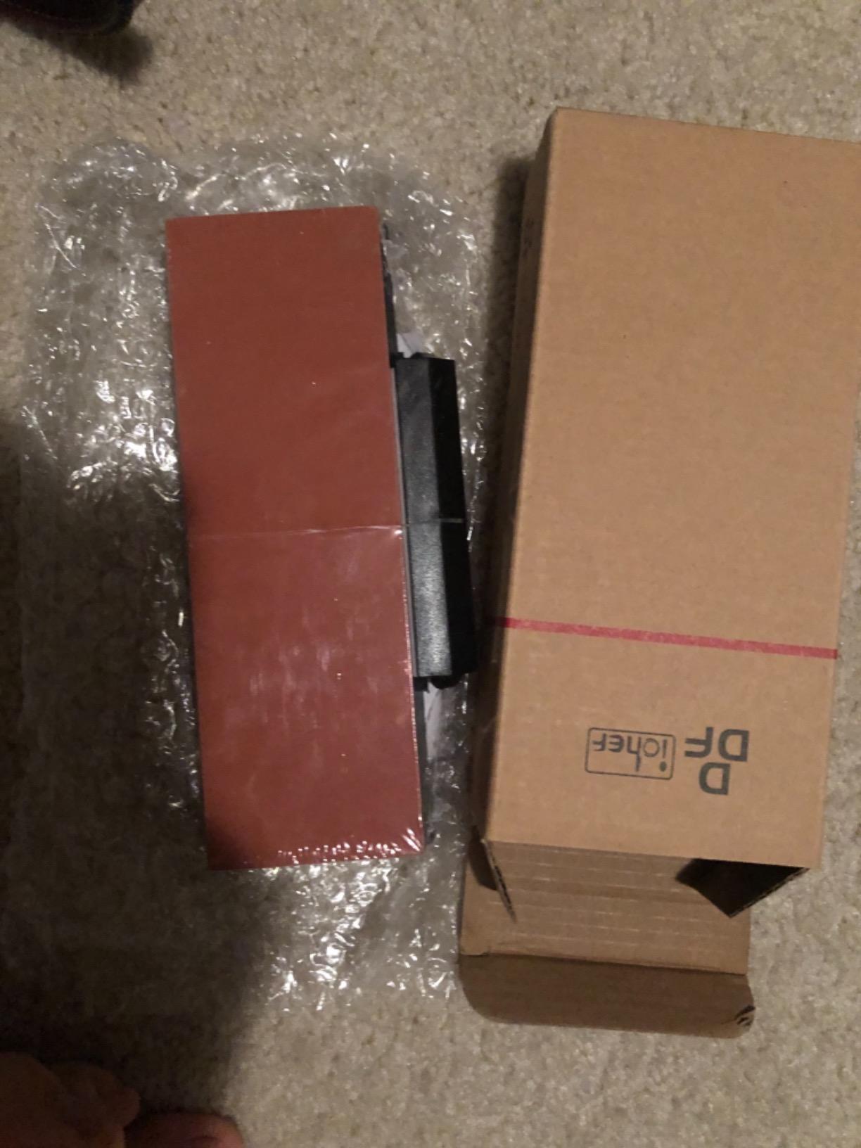 DDF iohEF Sharpening Stone, Whetstone grit 1000/6000, Professional 2-in-1 Double-Sided Knife Sharpener with Non-Slip Silicone Base and Angle Guide (red) customer photo 1