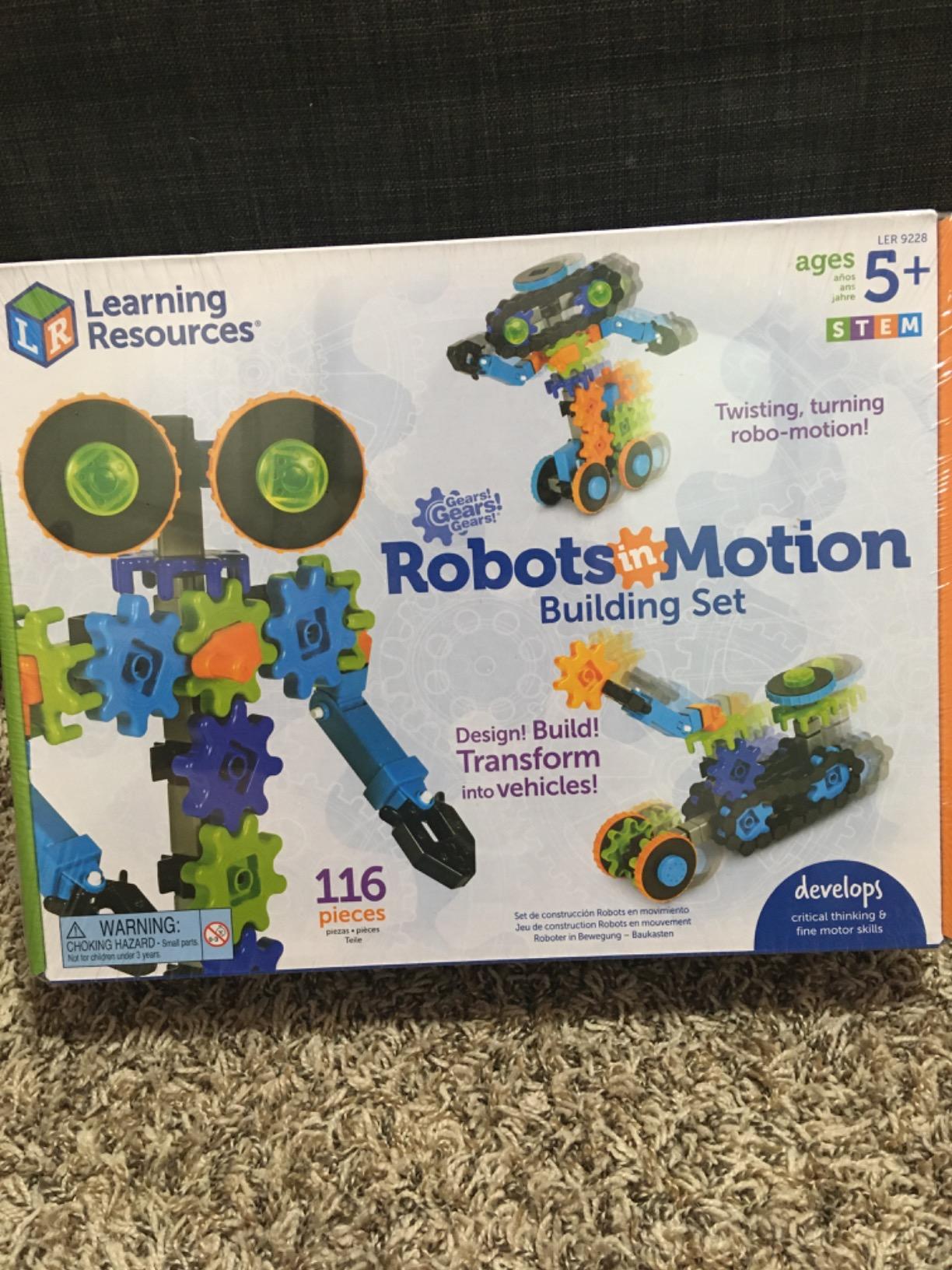 Learning Resources Gears Robots in Motion customer photo 1