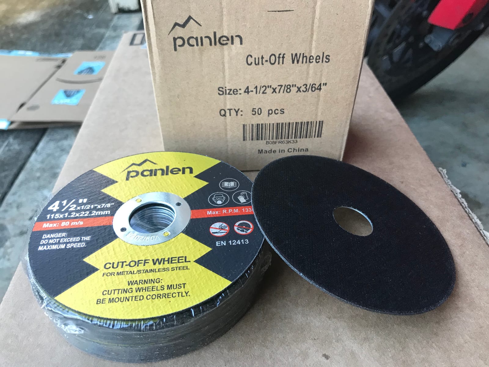 50 Pack Cut Off Wheels 4 1/2 Inch, Metal Cutting Disc for Angle Grinder customer photo 2