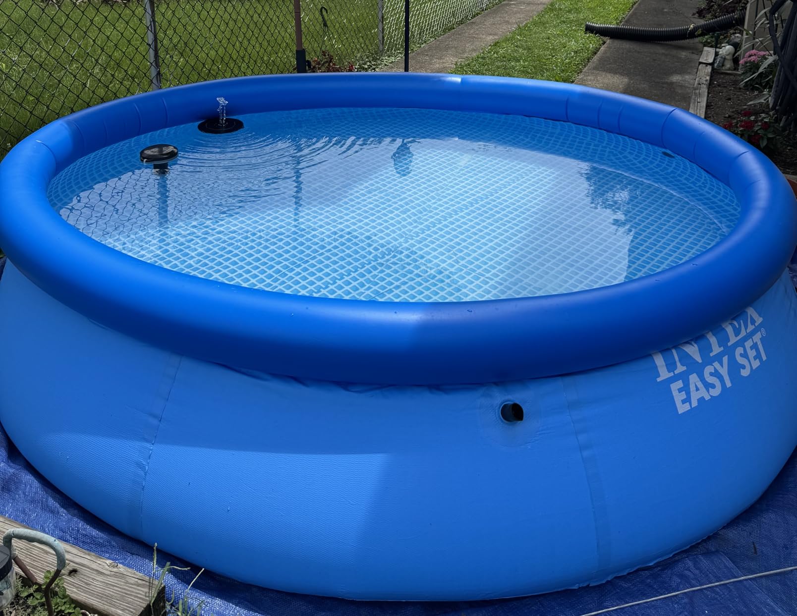 INTEX Easy Set 8ft x 24in Inflatable Ring Above Ground Swimming Pool customer photo 1