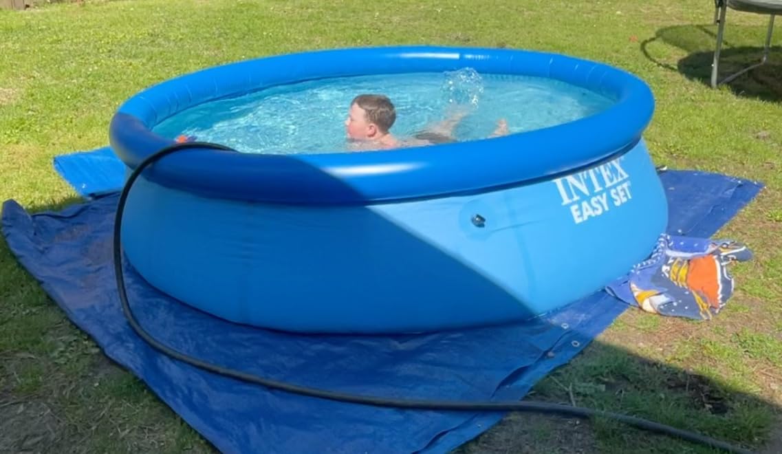 INTEX Easy Set 8ft x 24in Inflatable Ring Above Ground Swimming Pool customer photo 2