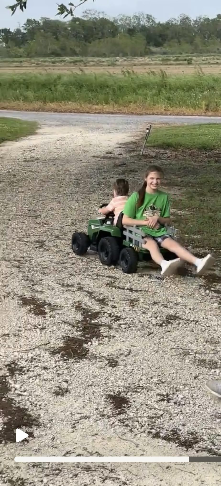Kidzone 12V 7Ah Premium Electric Tractor Ride On Toy, Red customer photo 1