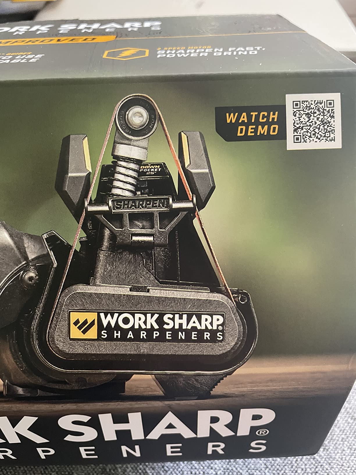 Work Sharp MK2 Electric Knife Sharpener – Adjustable 2-Speed Knife Sharpening System for Kitchen Knives, Pocket Knives, Scissors, Axes & Garden Tools customer photo 1