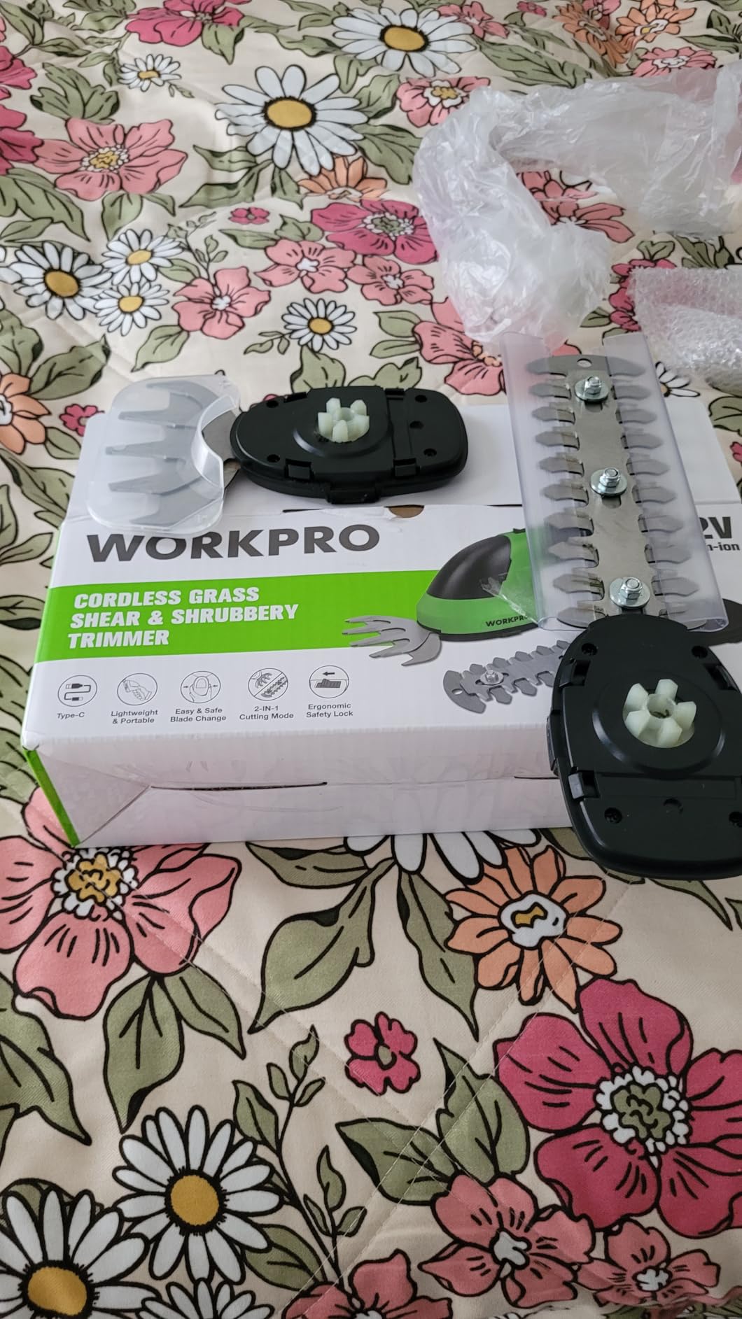 WORKPRO 7.2V Cordless Grass Shear & Shrubbery Trimmer customer photo 1