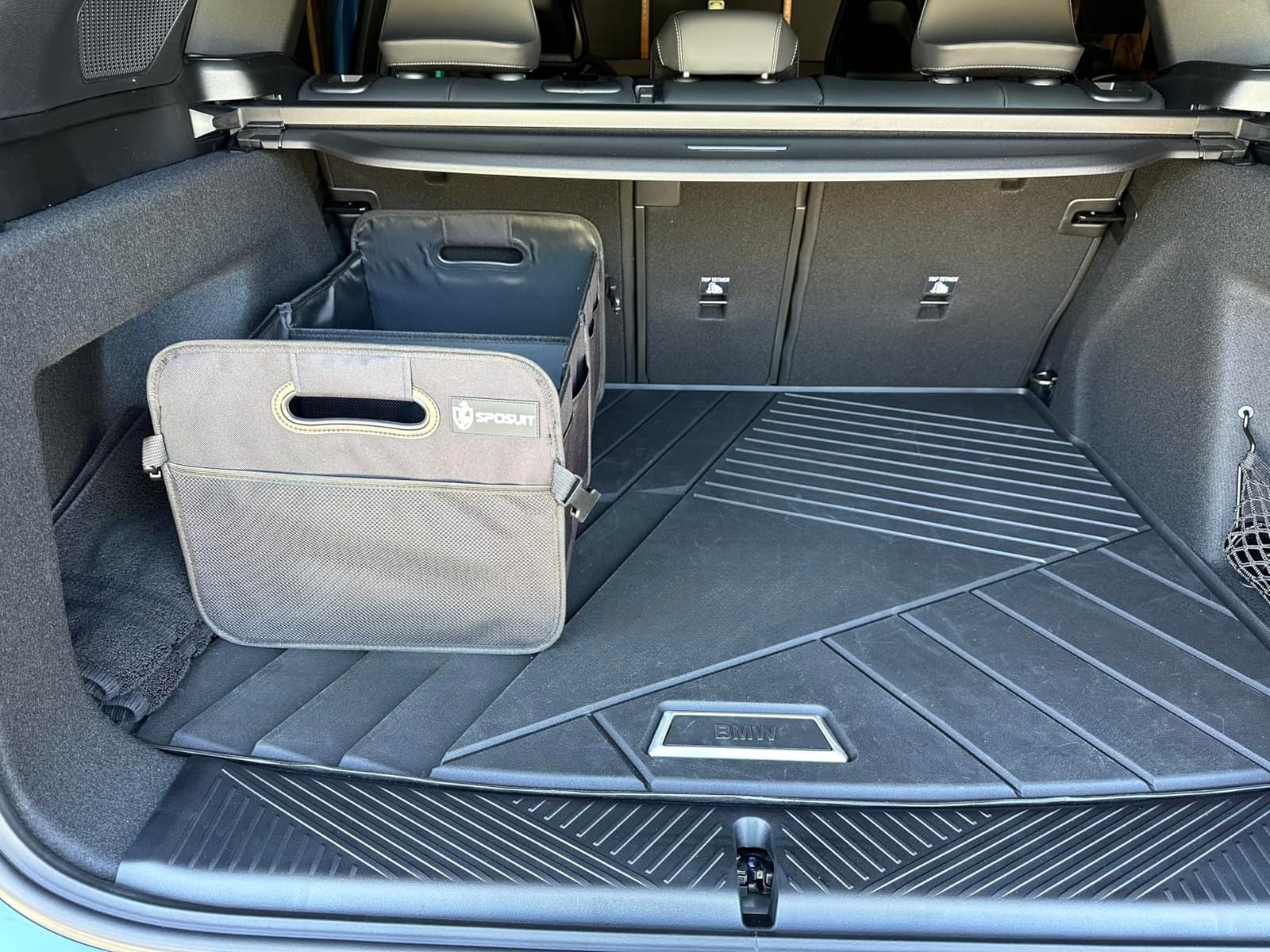 Sposuit Trunk Organizer for Car - 70L Collapsible Sturdy Car Storage, Red customer photo 1