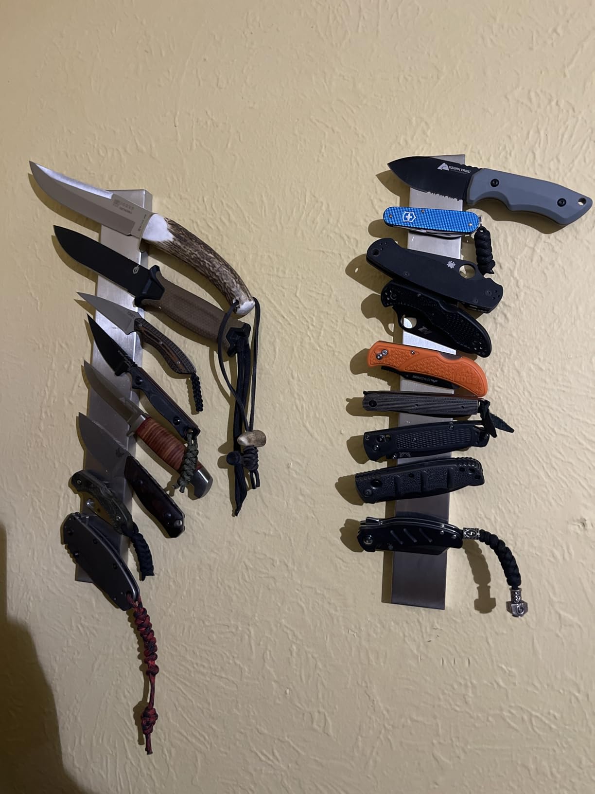 Magnetic Knife Strips(15 Inch X Set Of 2) Magnetic Knife Storage Strip, Knife Holder, Knife Rack, Knife Strip, Kitchen Utensil Holder, Tool Holder, Multipurpose Magnetic Knife Rack customer photo 1