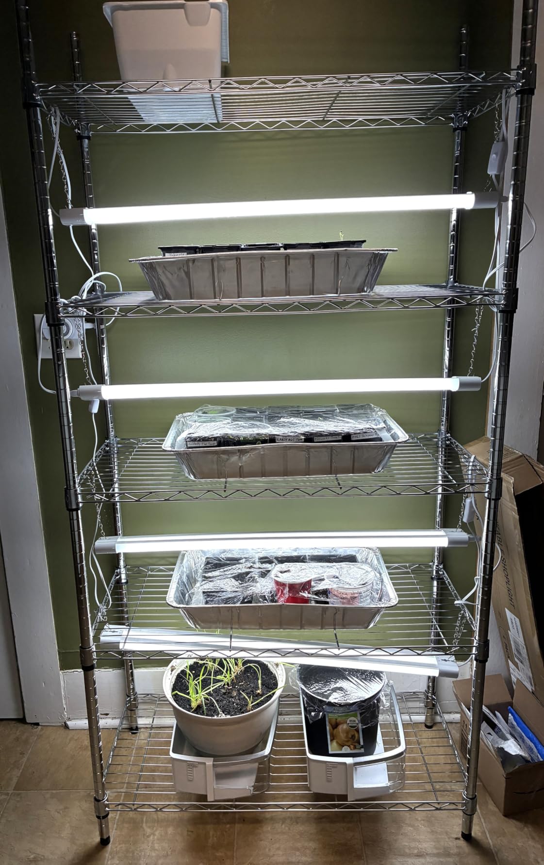 BBOUNDER 4Pack 4FT LED Shop Light, 65000K, 40W=250W, Linkable for Garage customer photo 1