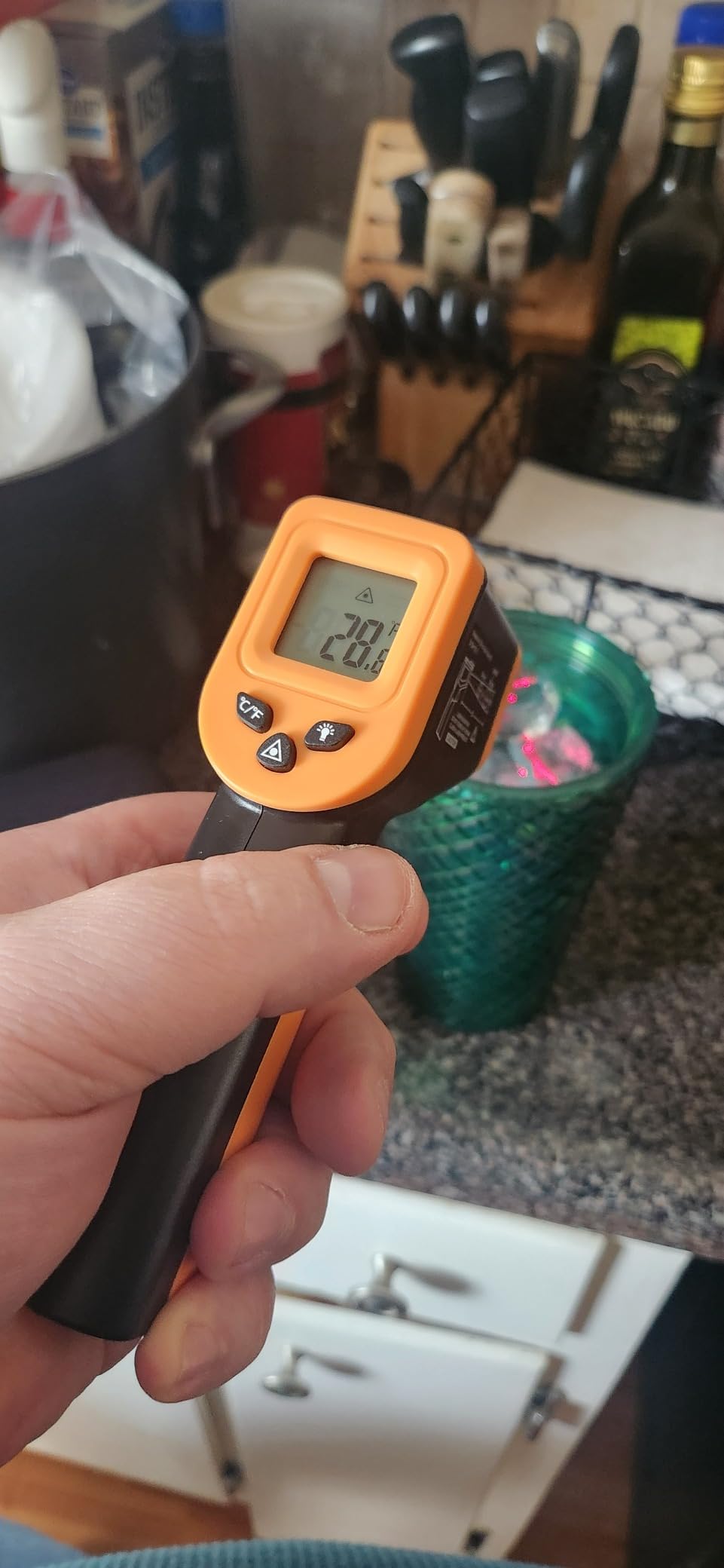 Infrared Thermometer Gun for Griddle, Temperature Gun for Pizza Oven HVAC customer photo 1