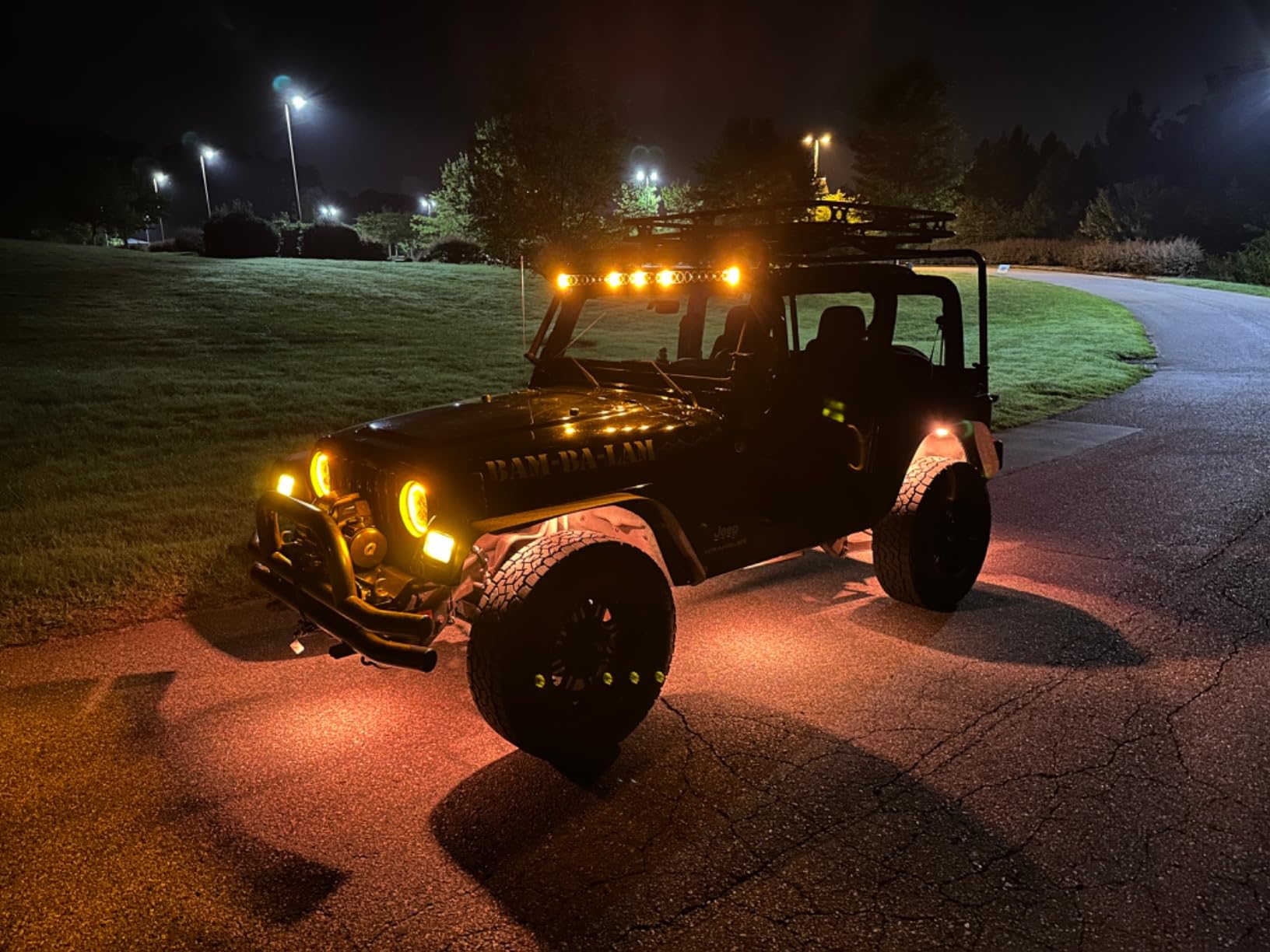MICTUNING C2 Curved RGBW Rock Lights 12 Pods with Wiring Switch Kit customer photo 1