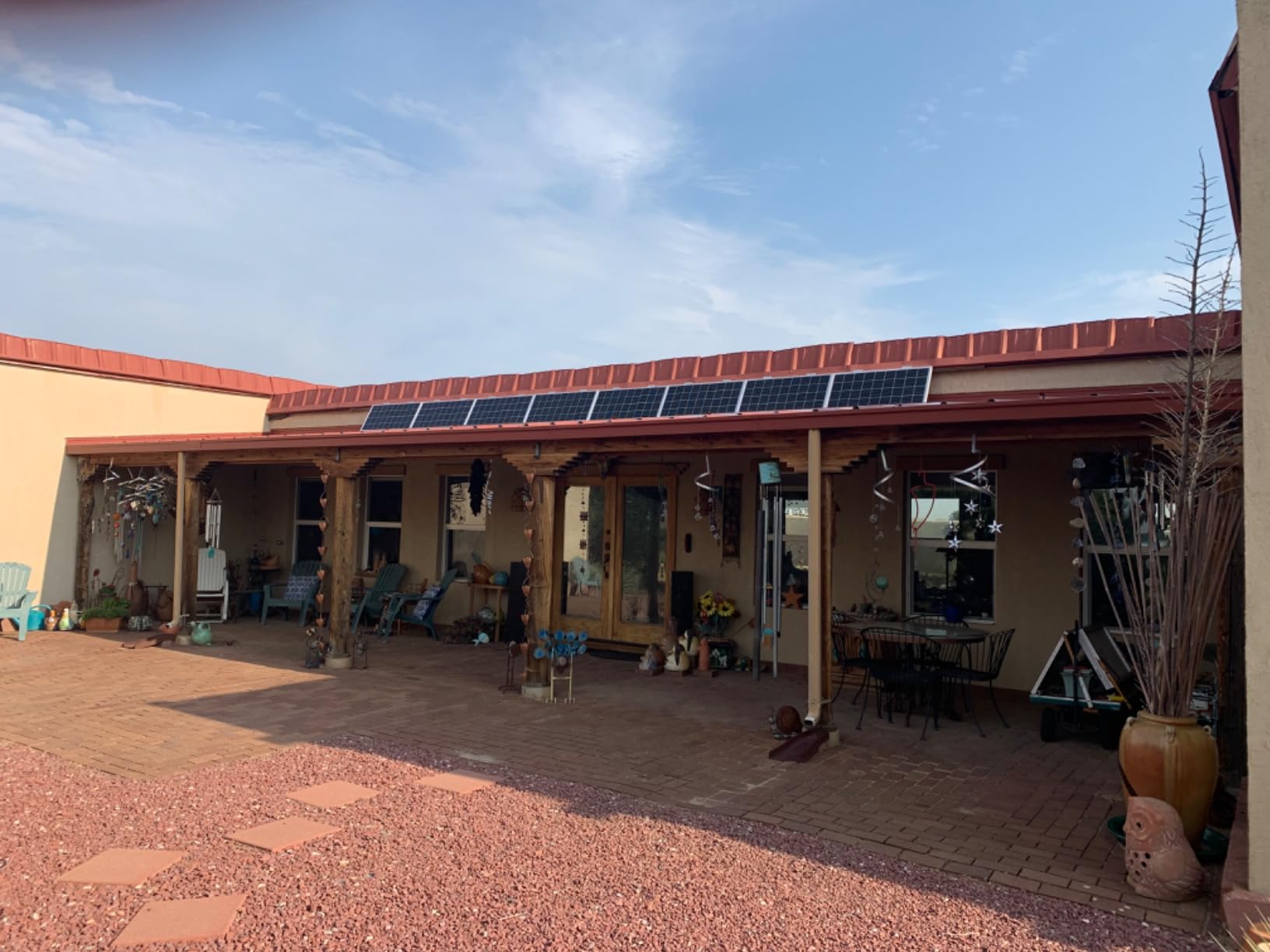 ECO-WORTHY 400 Watt 12 Volt Premium Solar Panel Kit :4pcs 100W Solar Panel+ 40A MPPT Charge Controller+ Bluetooth Module+ Mounting Z Brackets, 400W 12V Solar Power Off Grid System for Home, RV, Boat. customer photo 2