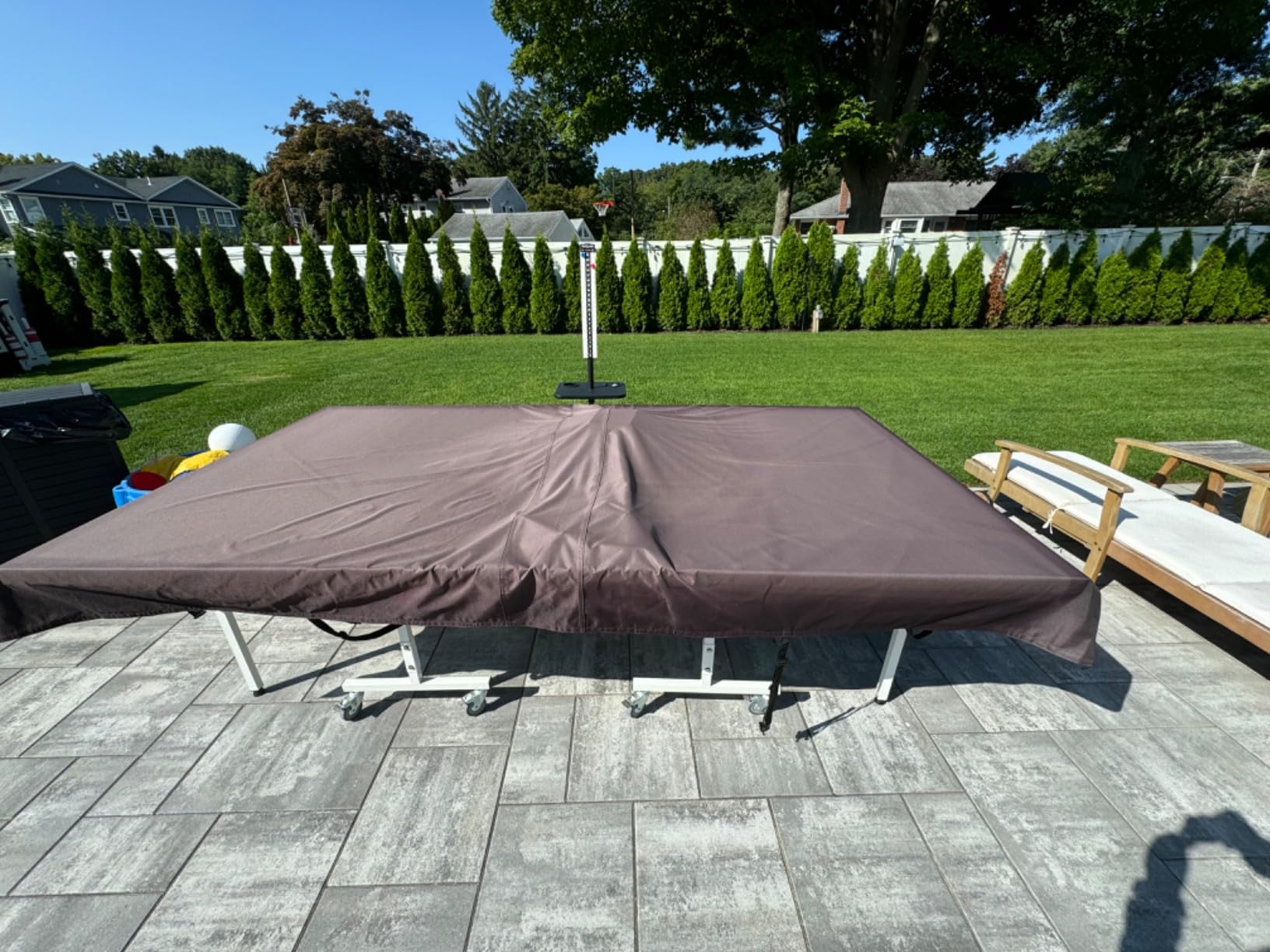 Golkcurx Ping Pong Table Cover Waterproof Sunproof Outdoor & Indoor customer photo 1