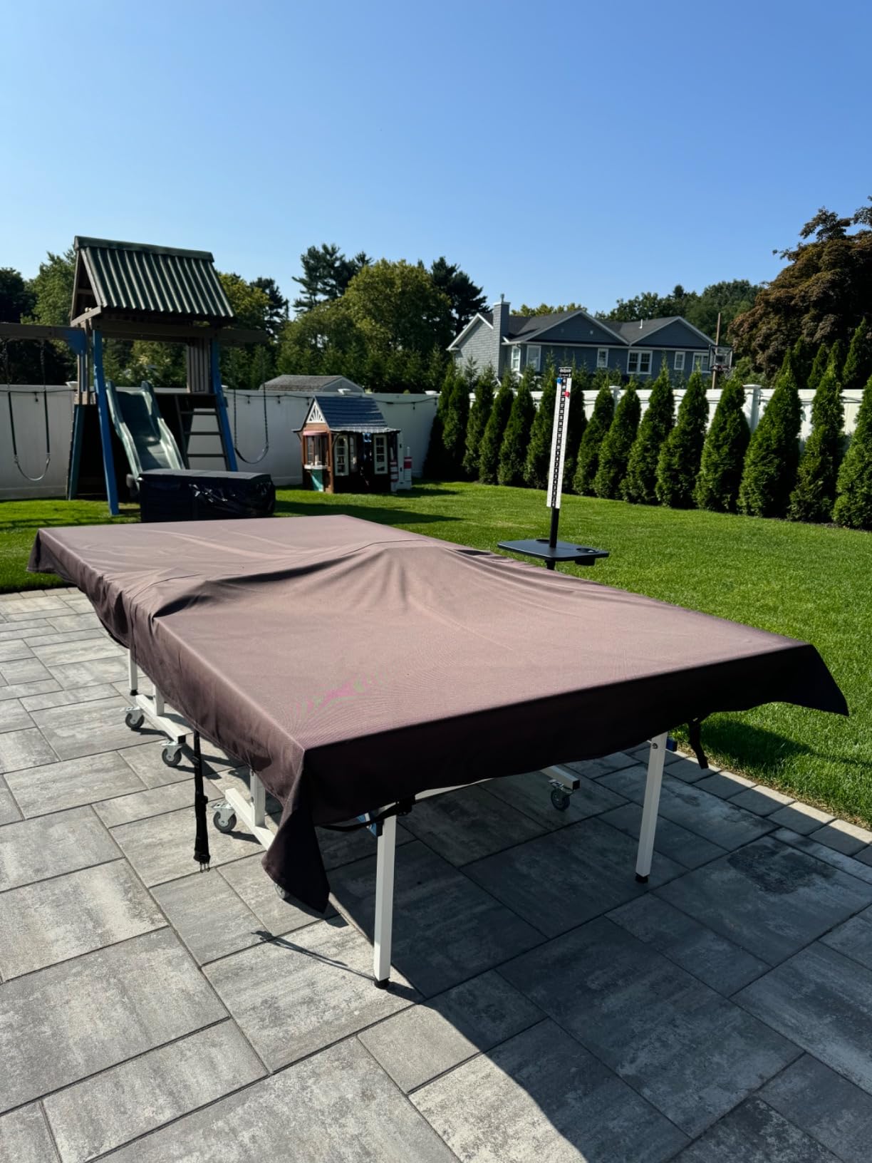 Golkcurx Ping Pong Table Cover Waterproof Sunproof Outdoor & Indoor customer photo 2