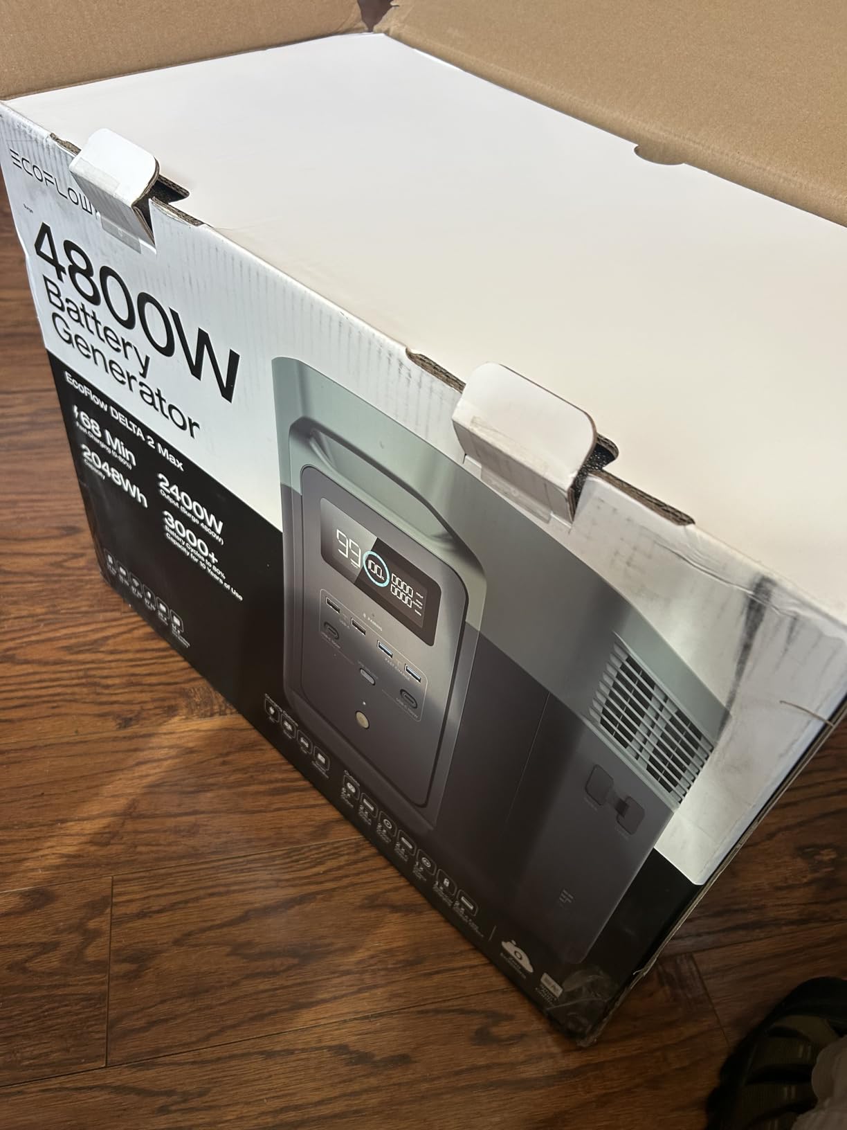 EF ECOFLOW Portable Power Station DELTA 2 Max 2048Wh, 2400W LiFePO4 Battery customer photo 2