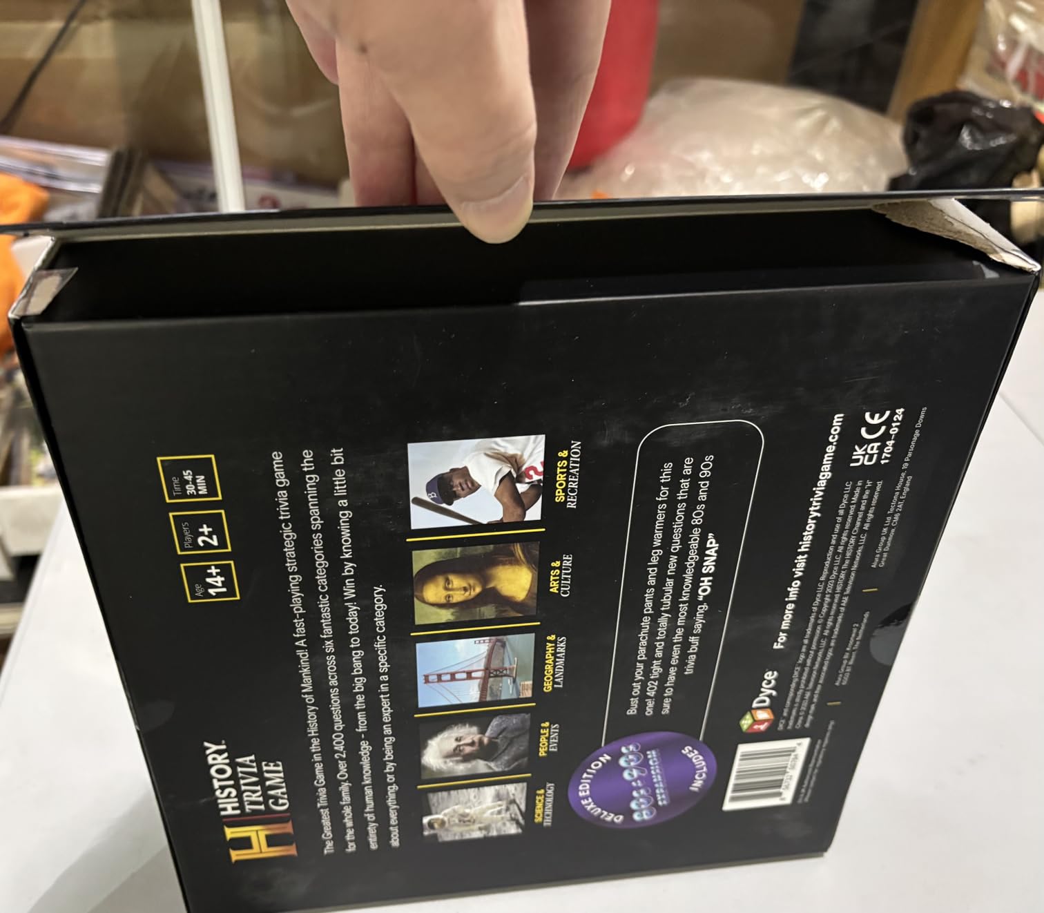 HISTORY Channel Trivia Game Deluxe – 2400 General Knowledge Questions Including 80s & 90s Trivia | HISTORY Trivia Card & Party Game for Adults, Families & Board Game Night – Great Gift for Dad & Gen X customer photo 1