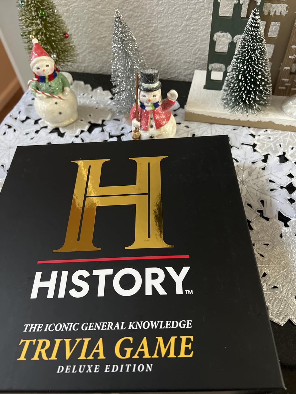 HISTORY Channel Trivia Game Deluxe – 2400 General Knowledge Questions Including 80s & 90s Trivia | HISTORY Trivia Card & Party Game for Adults, Families & Board Game Night – Great Gift for Dad & Gen X customer photo 2