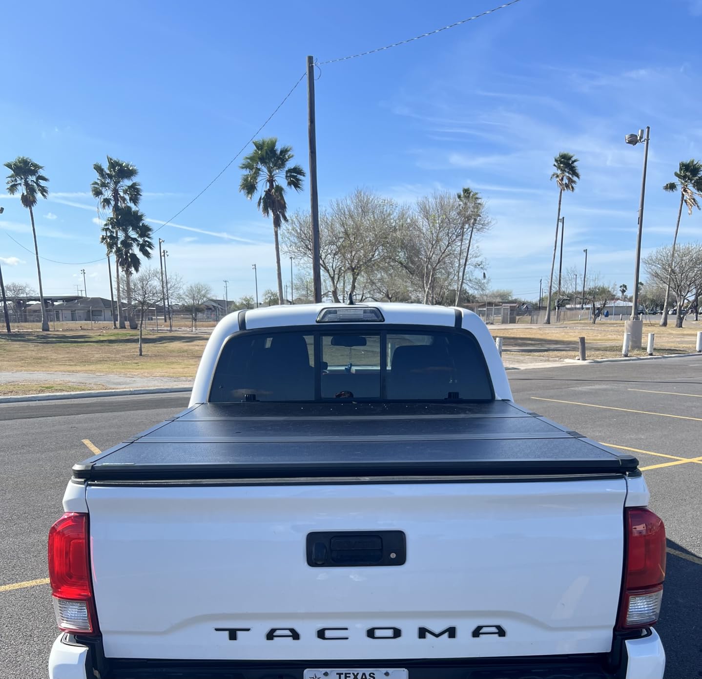 AUTOSAVER88 FRP Hard Tri-Fold Tonneau Cover for 2024-2026 Toyota Tacoma 5ft customer photo 1