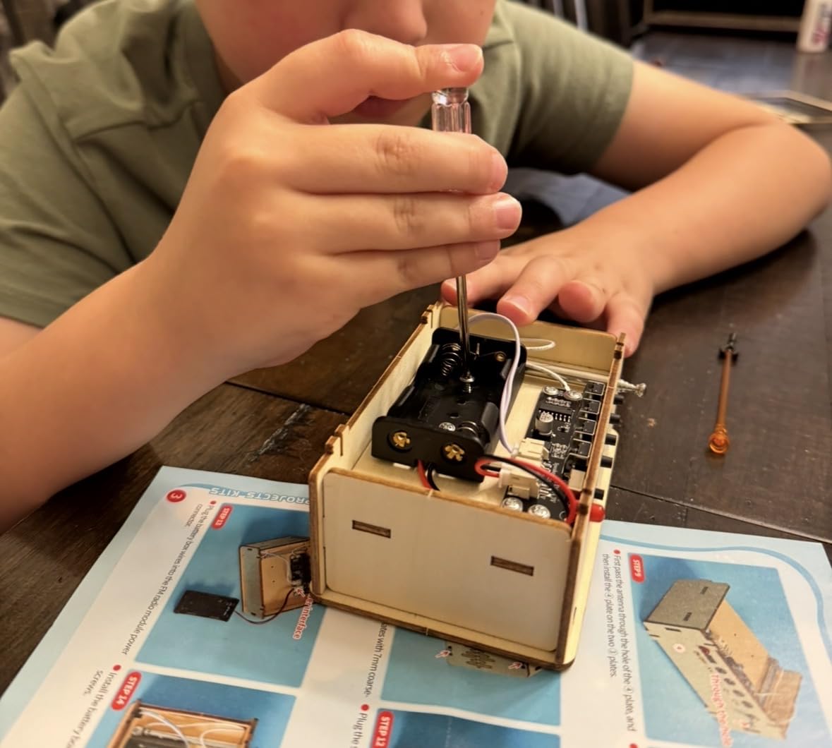 STEM Toys for Ages 6-8-13 Science Kits DIY Building Radio Cool Stuff for Kids Gadget Birthday Gifts for 7 9 11 12 14+ Year Old Boys Girls Teen Circuit Engineering Electronics Project Activities customer photo 1