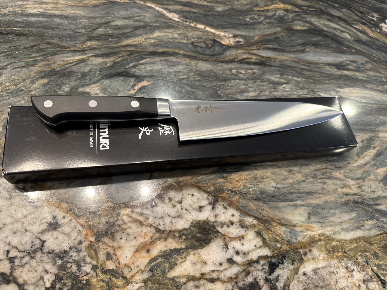 Kimura Kiritsuke Knife, [Made in Japan], 8 inch Professional Chef Knife, Ultra Sharp High Carbon Molybdenum Stainless Steel Kitchen Knives, Chefs Knives with Ergonomic Handle - Japanese Bunka customer photo 2