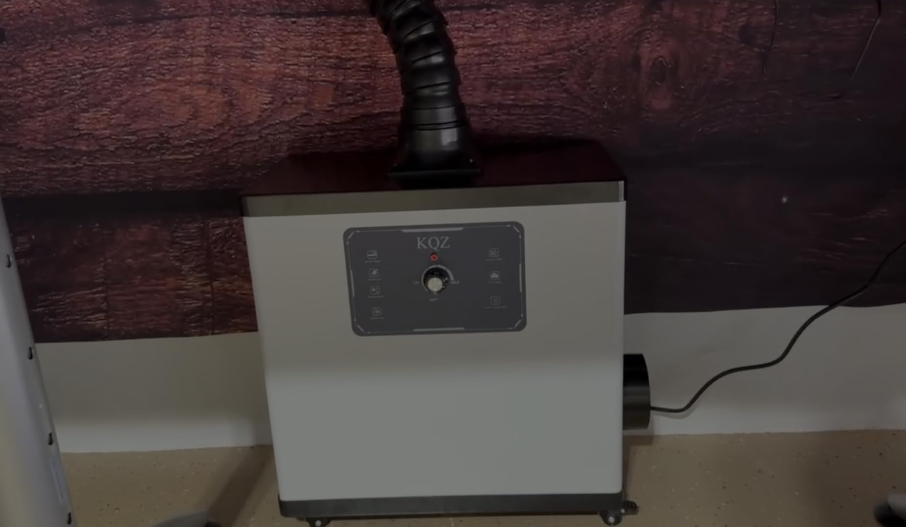 KQZ Laser Fume Extractor with Exhaust for Under 60W Laser Engraver Cutter customer photo 2