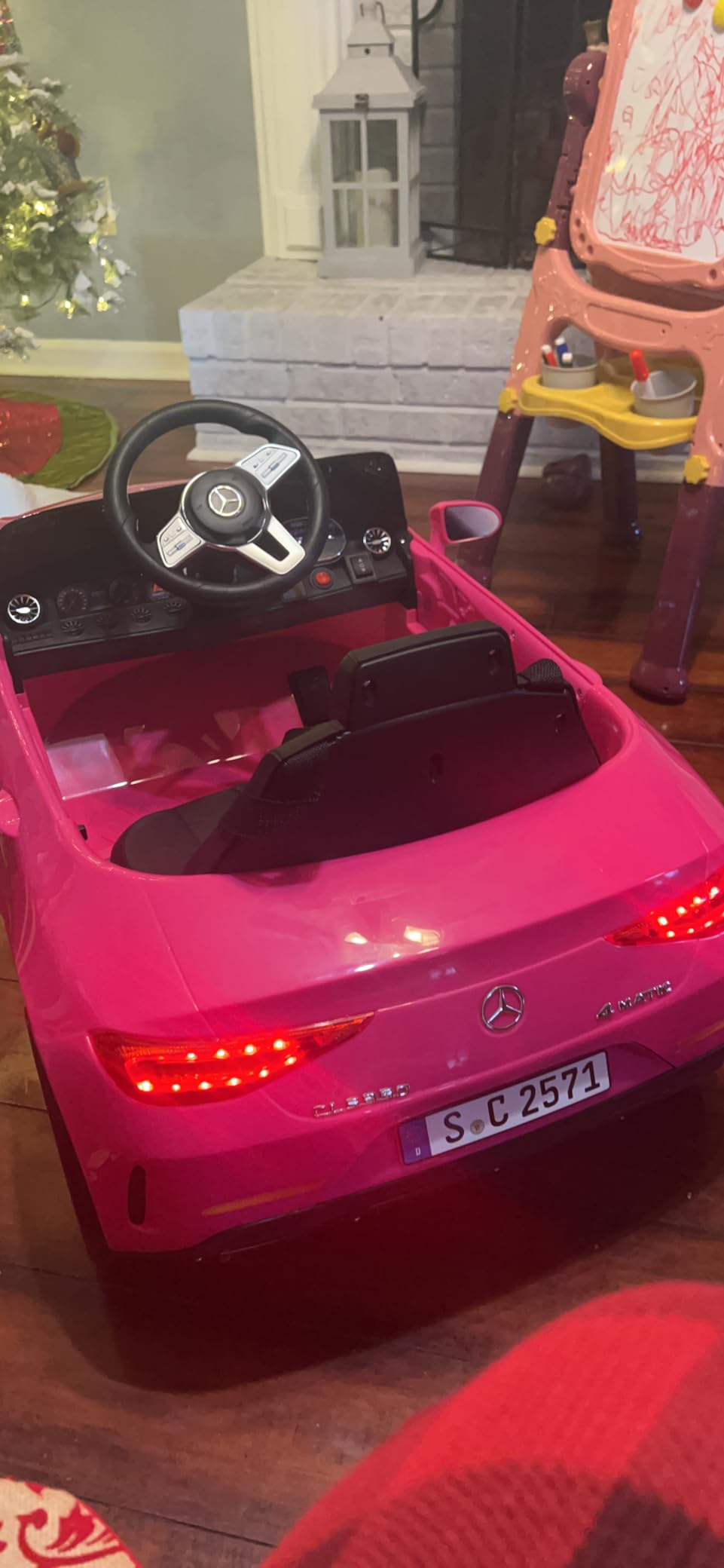 Kids Ride On Jeep Car for Kids, 12V Electric Car for Toddlers with Remote Control Boys Girls Toddler Car Ride on Toys, USB Music Player, Safety Belt, Horn, LED Lights(White Jeep) customer photo 2