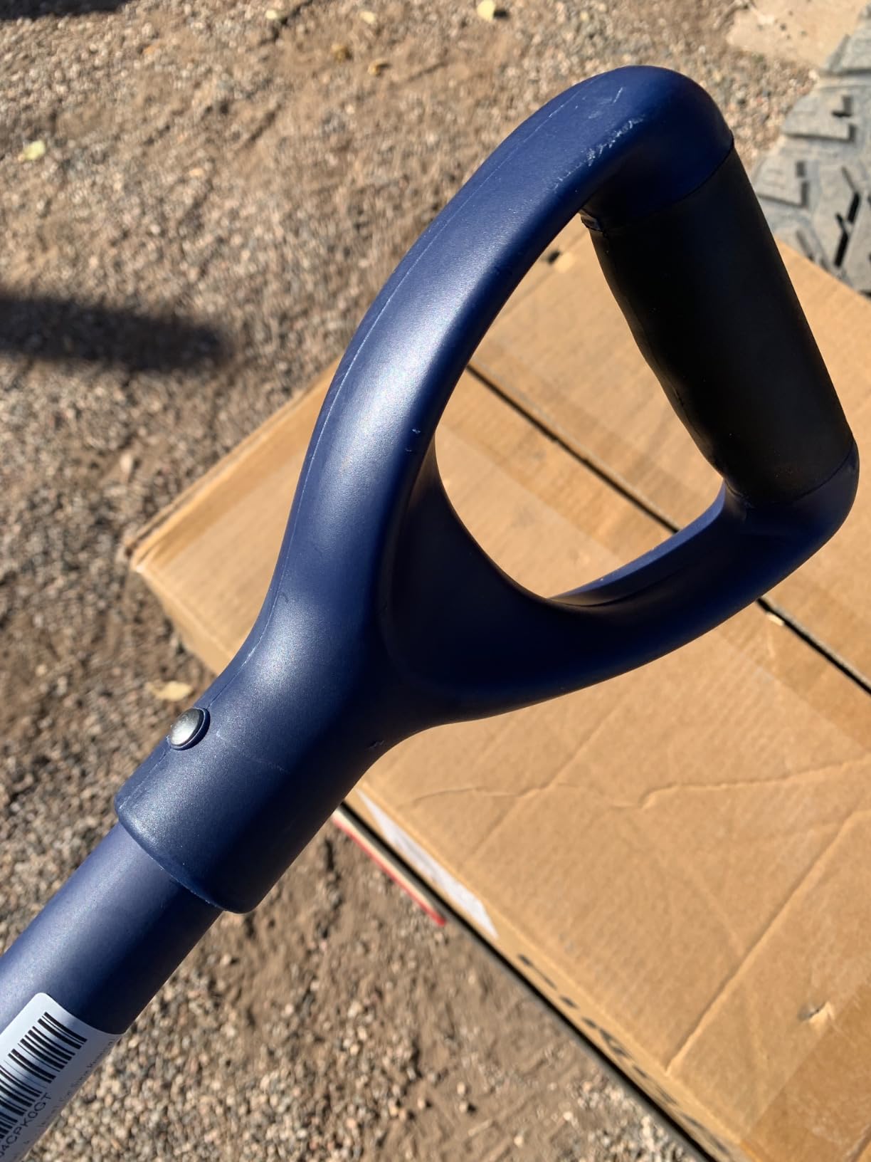 Nohovu Aluminum Snow Shovel - Large Capacity Driveway Snow Removal Tool, Fiberglass D-Handle, 45 Inch Blade customer photo 1